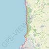 GPS-spor Rønne - Hasle, rute, sti